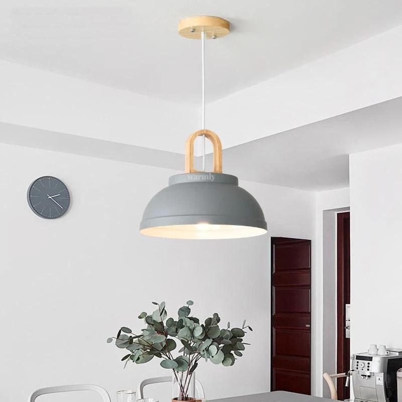 Calarbo™ Buford - Modern Nordic LED Hanging Pendant Lamp Gray Medium - 11" x 9" Light