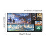 Official Magic Large Extended Gaming Mouse Pad & Keyboard Mat - Extra Wide Desk Mat with Non-Slip Base, Vibrant Fantasy Game Artwork (Dungeons & Dragons, Epic Saga) - Durable Polyester Surface for PC Gaming, Home Office Desk - Ideal Gift for Gamers, Gamin
