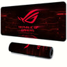[Gaming Mouse Pad] Red Eye Extra-Large Gaming Mouse Pad - Thick Non-Slip Rubber Desk Mat with Precision Stitched Edges, Washable Surface - Ideal for Gamers & Office Use, Durable Computer Accessory, Large Mouse Pads for Desk, Bold Logo Design 27.5*11.8inches(700x300x2mm)