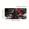 Large Mouse Pad, White Ukiyo-e Style Sports Car Gaming Desk Mat 89.92 x 39.88cm with Non-Slip Rubber Base, Extended Keyboard and Mouse Pad