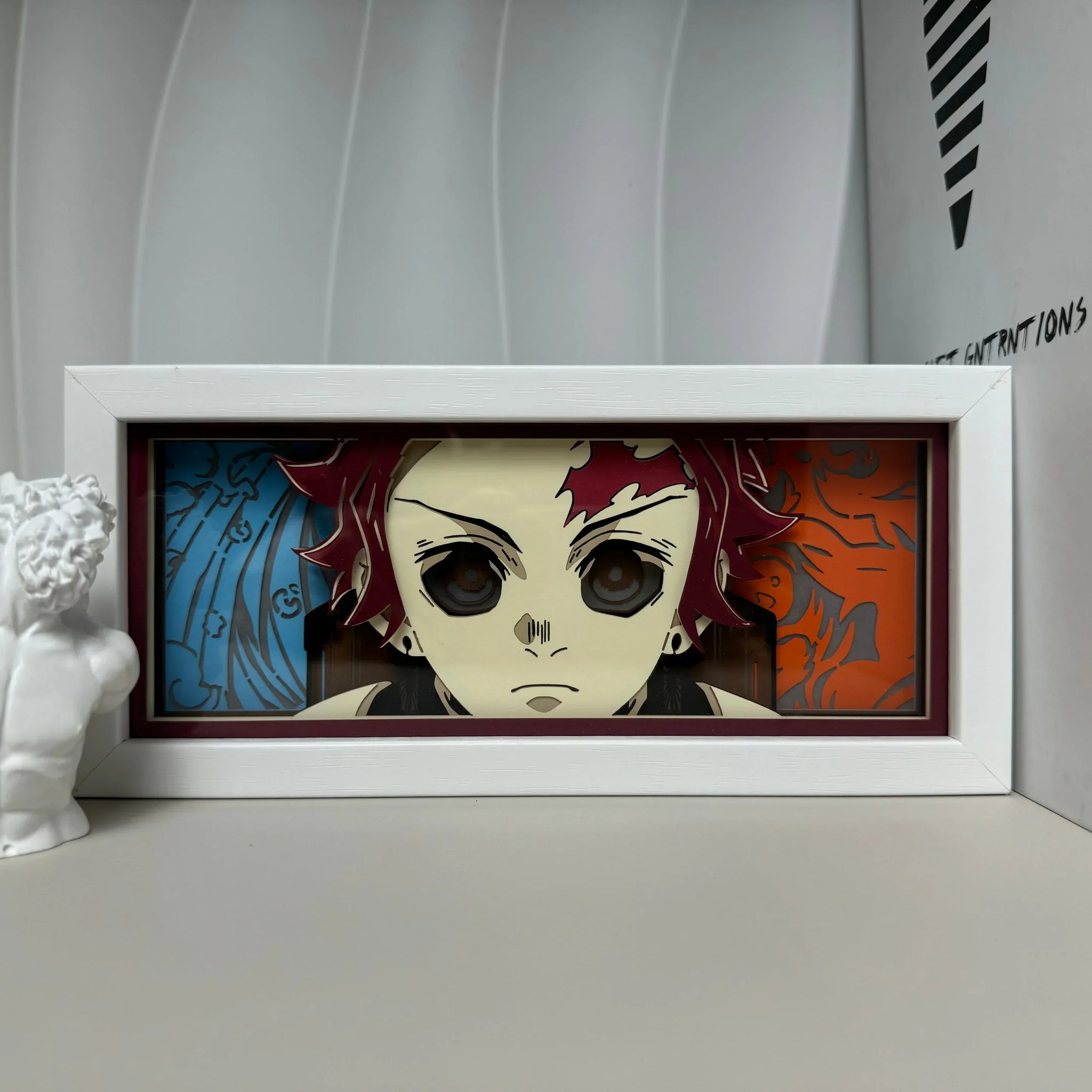 Anime Tanjiro RGB Light Box Decor