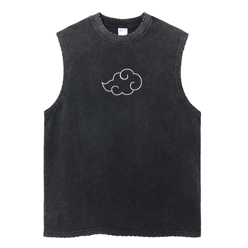 Akatsuki Cloud Vintage Tank Top Tank Tops