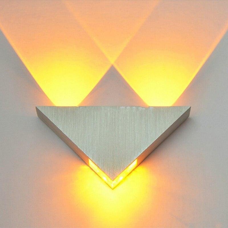 Calarbo™ Modern LED Triangle Wall Lamp Yellow Light