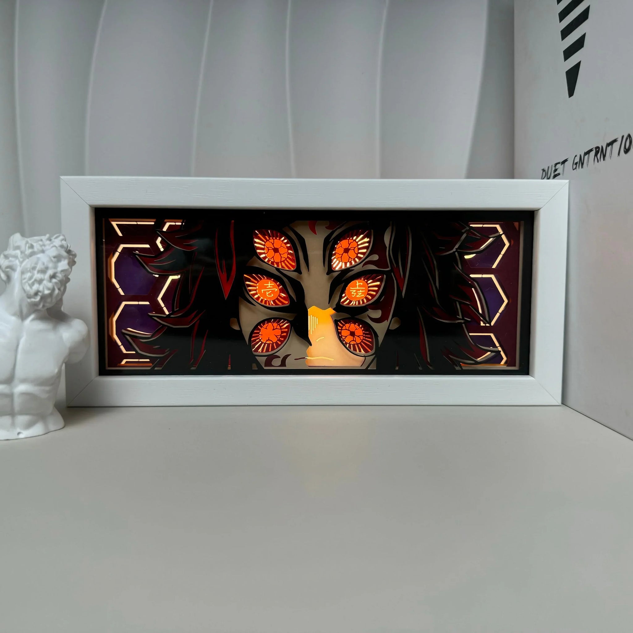 Anime Kokushibo RGB Light Box Decor