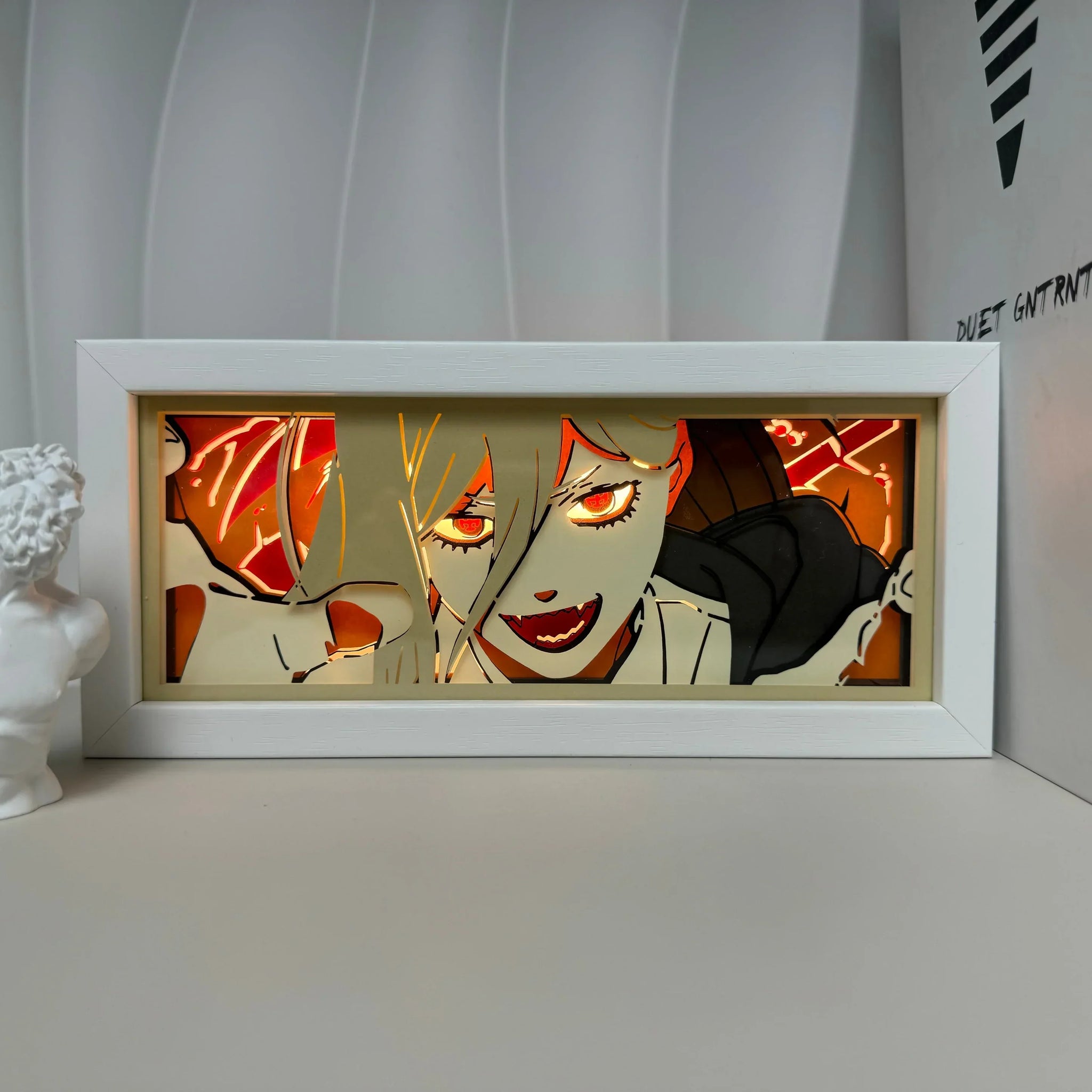 Anime Power RGB Light Box Decor