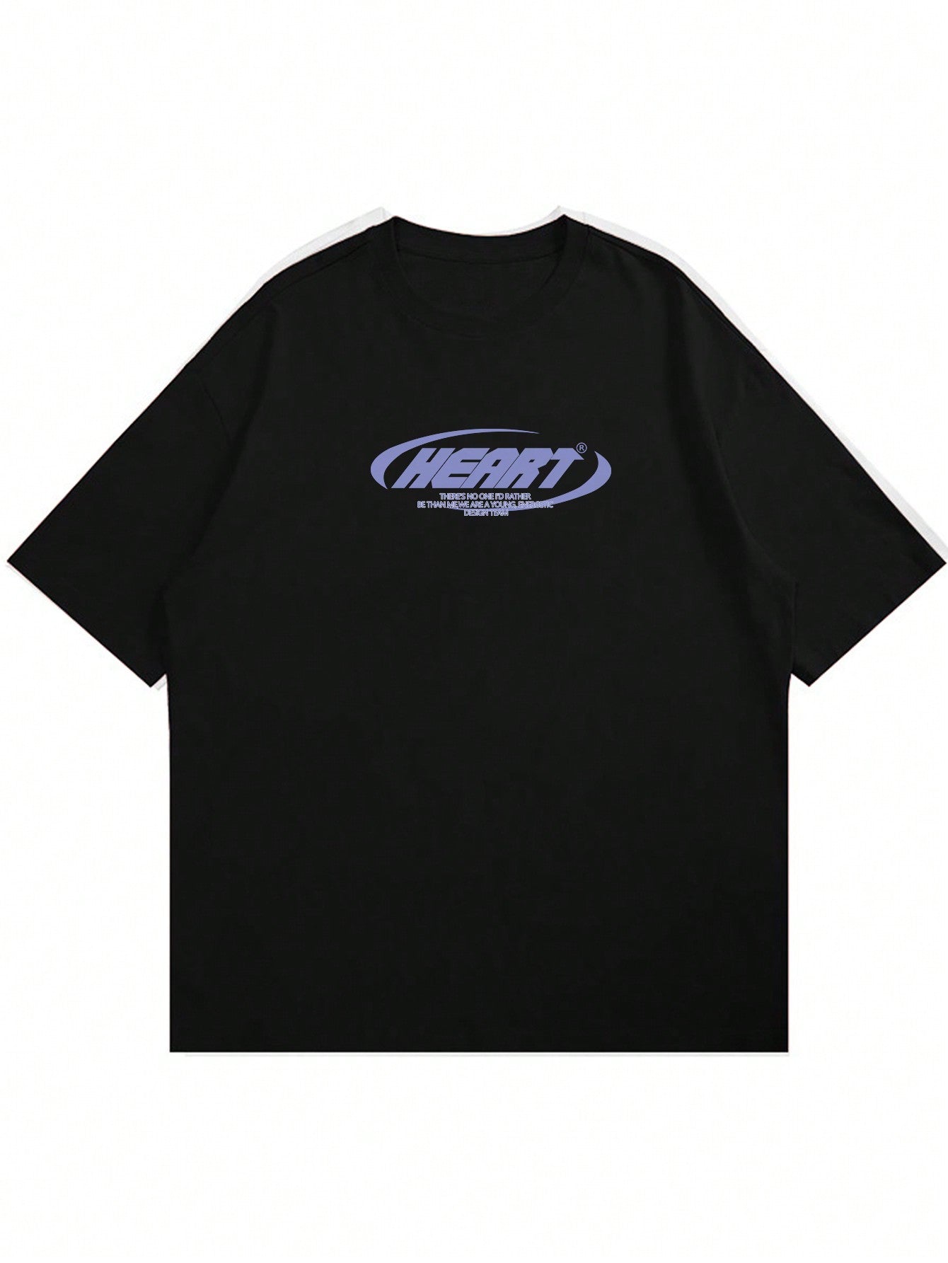 Heart Vintage Tee Black