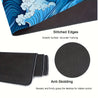 [Gaming Mouse Pad] Extra-Large Blue Ocean Waves Gaming Mouse Pad - Non-Slip, Waterproof, Thick Rubber Desk Mat for Office and Home Use, 90cm x 35.4inch, Vibrant Wave Design, Smooth Surface for Precision Control, Mouse Pads for Desk