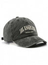 LA Vintage Baseball Cap Grey
