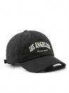 LA Vintage Baseball Cap Black