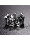 Crown Ring - Antique Silver Silver Ring