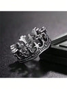 Crown Ring - Antique Silver Ring