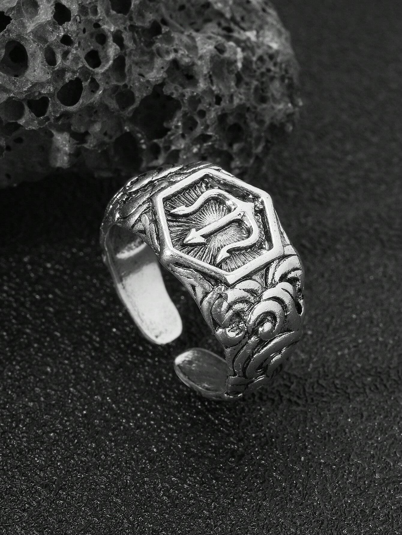 Trident Ring - Silver Ring