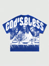 God Bless Tee Royal Blue T-Shirt