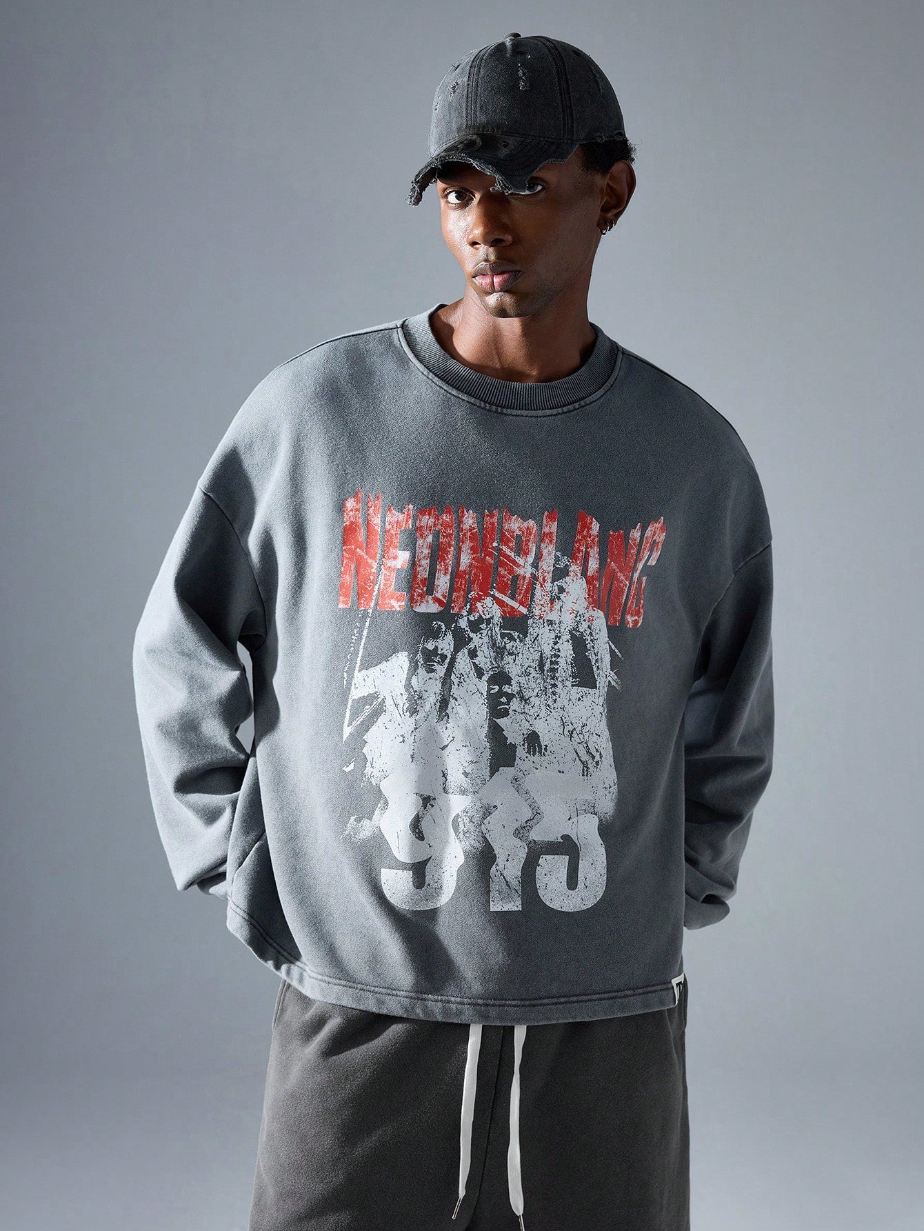 '915' Vintage Long Sleeve Tee