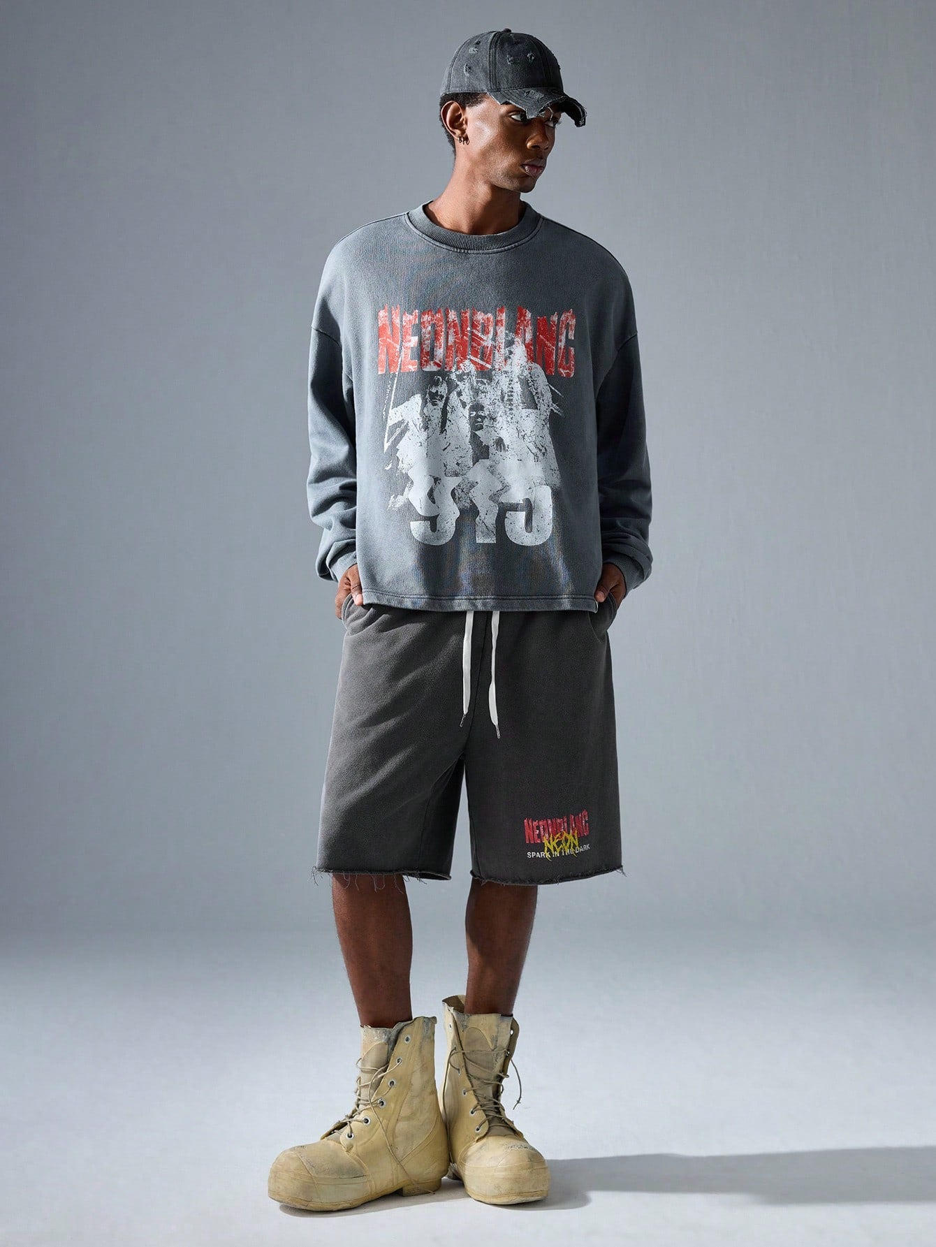 '915' Vintage Long Sleeve Tee