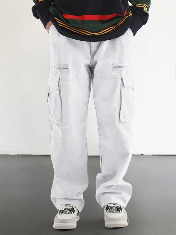 Vintage Cargo Pant White