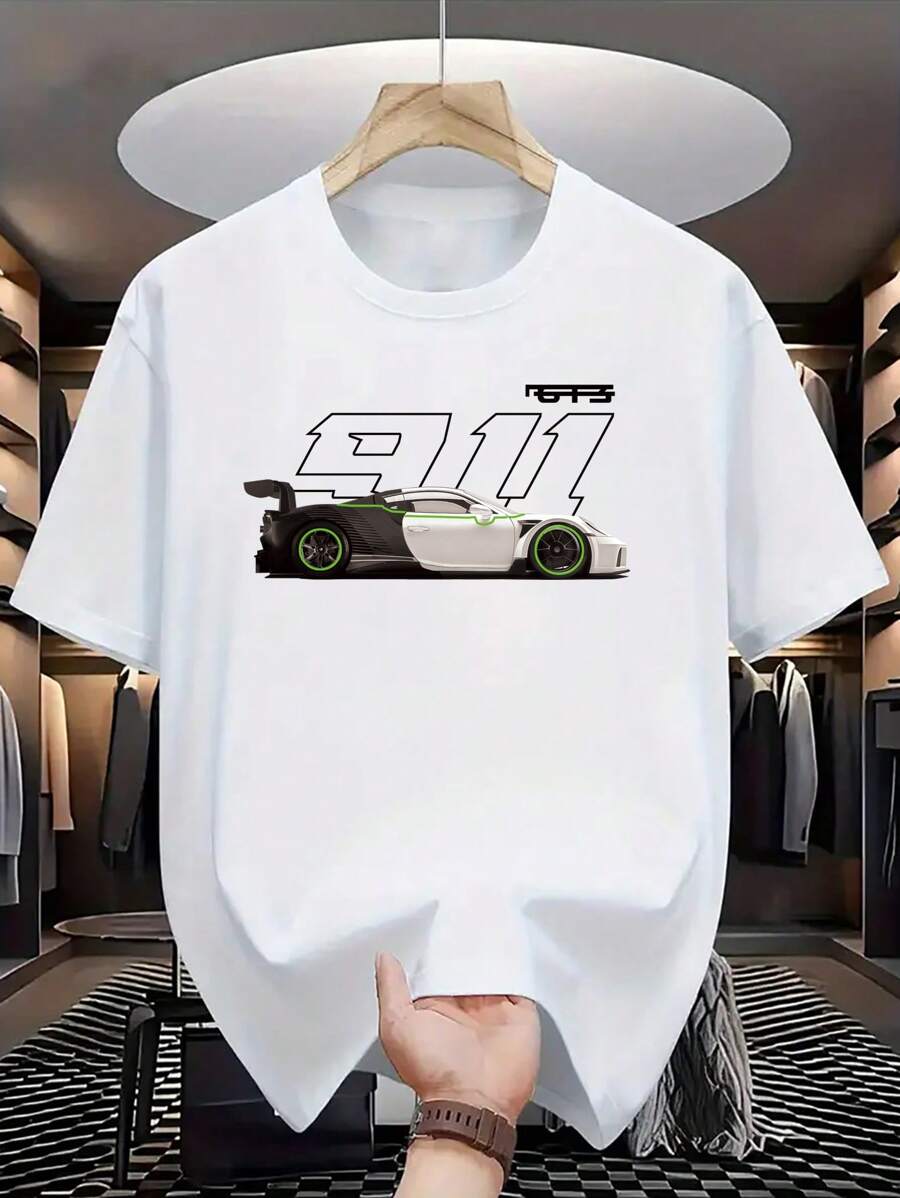 Men's '911 Porsche' Racing Tee T-Shirt