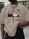 Men's '911 Porsche' Racing Tee Apricot T-Shirt