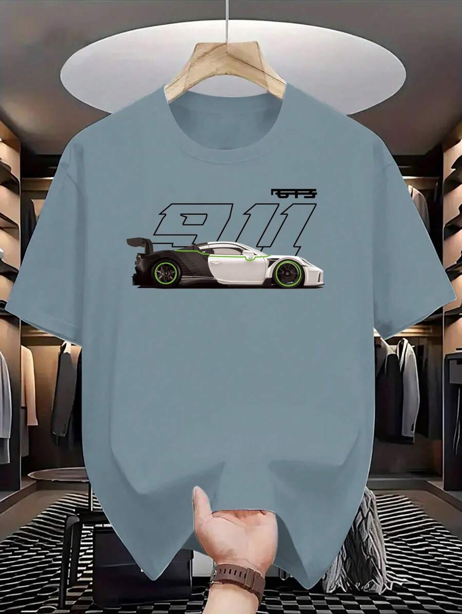 Men's '911 Porsche' Racing Tee T-Shirt