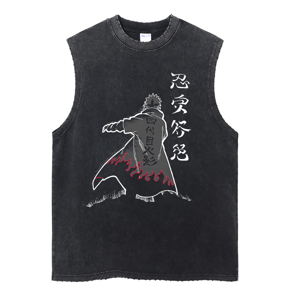 The Fourth Hokage Vintage Tank Top Tank Tops