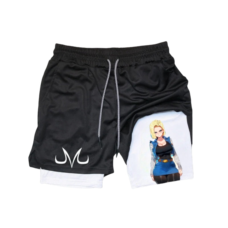 Dragon Ball Z Android 18 Performance Shorts Performance shorts