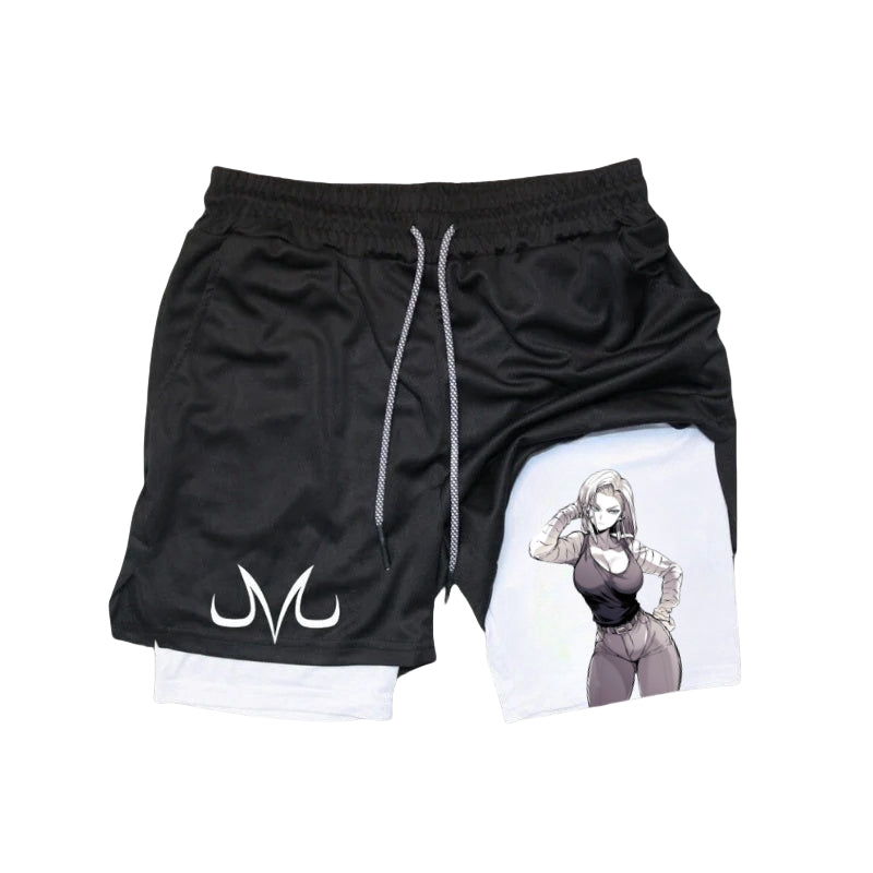 Dragon Ball Z Android 18 Performance Shorts Performance shorts