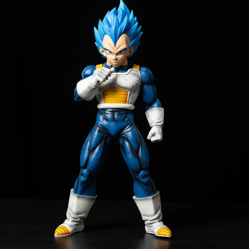 11in/28cm Anime Dragon Ball Z Vegeta Figure PVC Super Saiyan Blue Action Figures Collection Model Toys Gifts