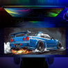 Blue Sports Car Design Mouse Pad - a Large Gaming And Office Laptop Mat Made of Durable Polyester, The Perfect Birthday Or Christmas Gift for Gamers, Desk Mouse Pad.