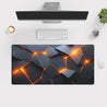 [XXL Rubber Desk Mat] XXL Rubber Desk Mat | Solid Geometry Metal Technology Wind HD Print, Multi-Functional Mousepad, Gaming Keyboard Pad, Office Computer PC Mat, Ideal Gift for Family and Friends - 1pc 90x40cm(35.4x15.7 inch)