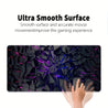[Futuristic Mouse Pad] Extra-Large Futuristic Black Mouse Pad with Vibrant Neon Lines - High-Quality Rubber Base & Precision Edge Stitching - Durable Desk Mat for Gaming & Office Decor - Ideal Gift, Mouse Pads for Desk