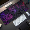 1pc Durable large mouse pad Stylish Geometric design Desk mat Computer Keyboard Mouse Laptop Gaming mat - Suitable for gamers/office and study accessories