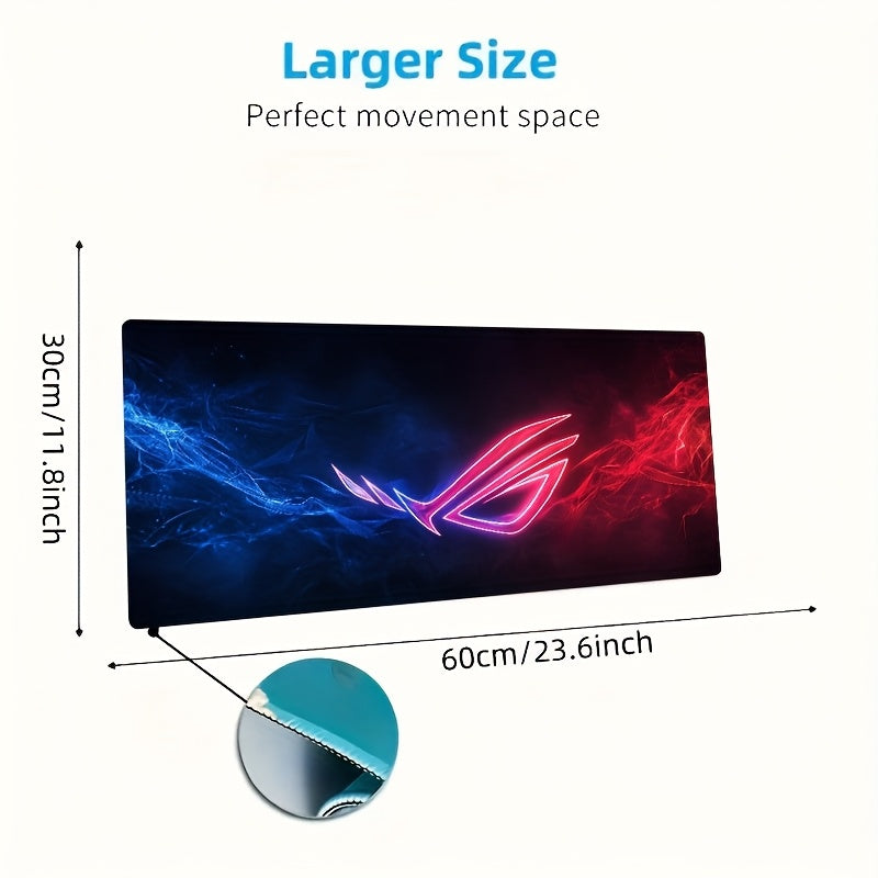 Extra-Large Gaming Mouse Pad with Wrist Support - Non-Slip, Washable Rubber Desk Mat for Gamers and Office Use - Perfect Birthday or Christmas Gift, Christmas Decor, Rubber Mouse Pad, Large Mouse Pa