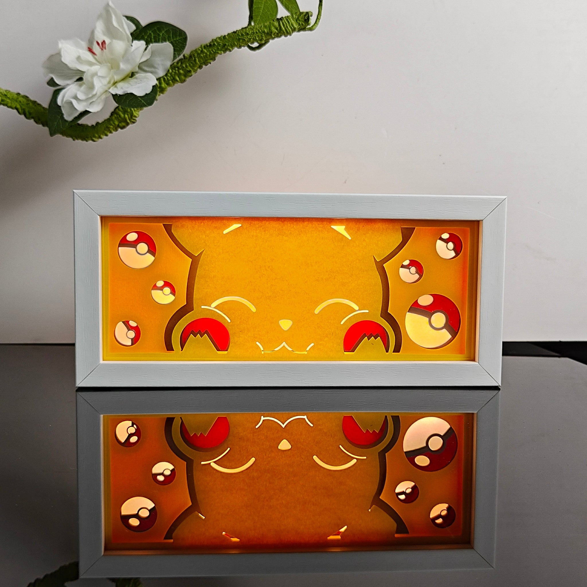 Anime Pikachu RGB Light Box Decor