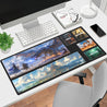 Official Magic Large Extended Gaming Mouse Pad & Keyboard Mat - Extra Wide Desk Mat with Non-Slip Base, Vibrant Fantasy Game Artwork (Dungeons & Dragons, Epic Saga) - Durable Polyester Surface for PC Gaming, Home Office Desk - Ideal Gift for Gamers, Gamin