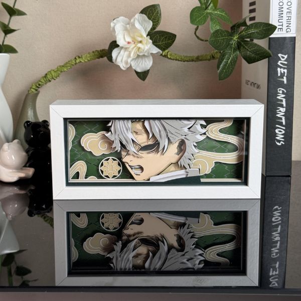 Anime Kimetsu no Yaiba RGB Light Box Decor