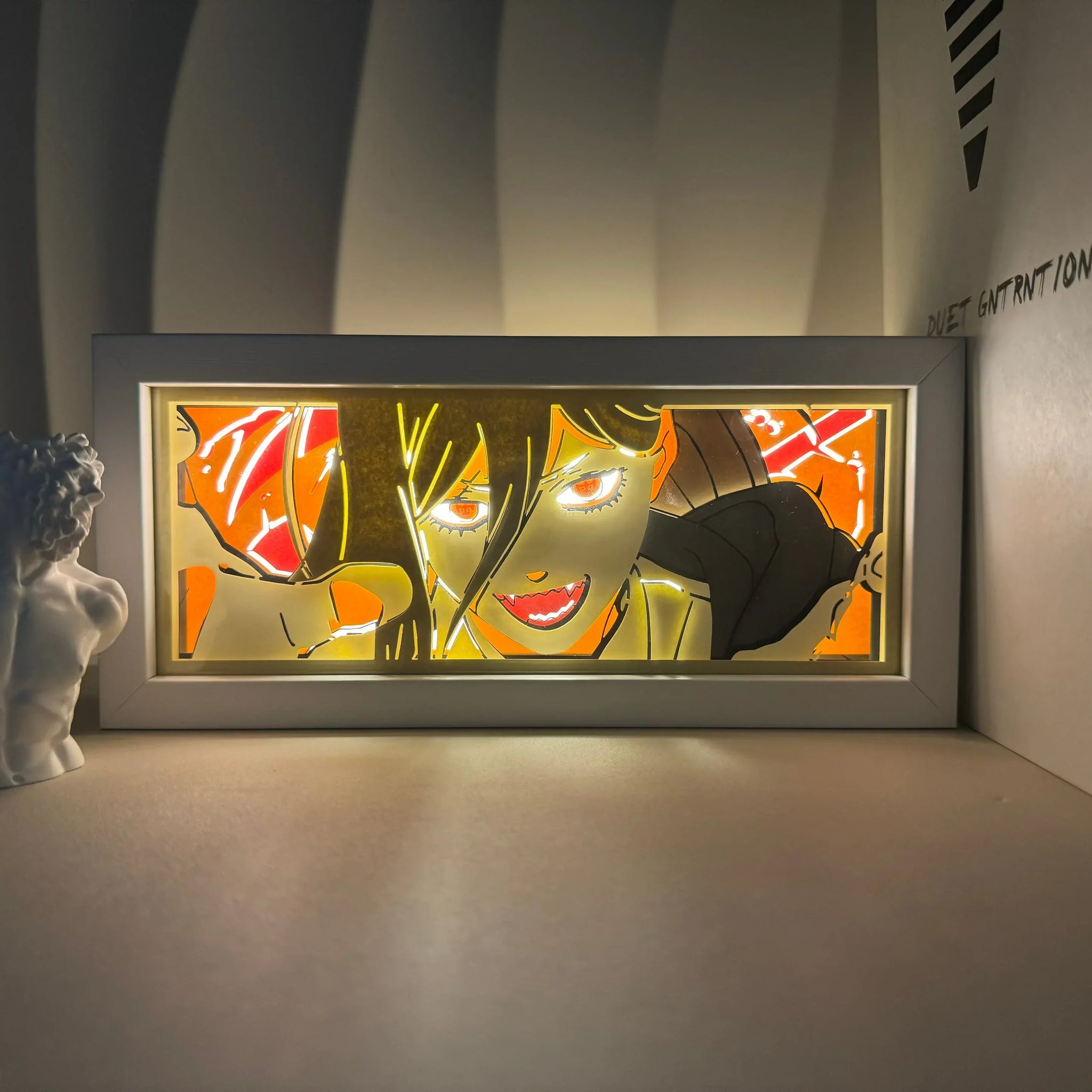 Anime Power RGB Light Box Decor