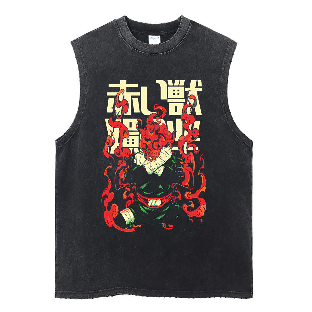 Rock Lee "The Power of Youth" Vintage Tank Top Tank Tops