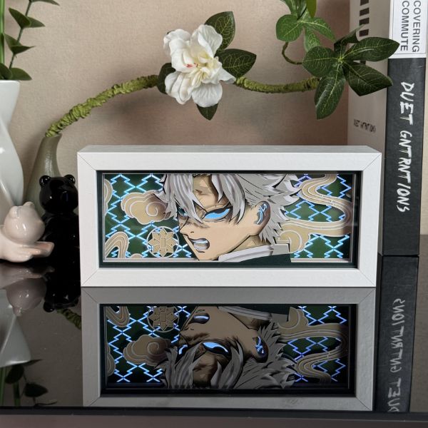 Anime Kimetsu no Yaiba RGB Light Box Decor