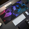 Large Geometric Design Mouse Pad - Durable, Non-Slip Rubber Base, Washable - Precision & Comfort for Gamers & Office Use - Ideal Gift for Boyfriend/Girlfriend, Gaming Mouse Pa
