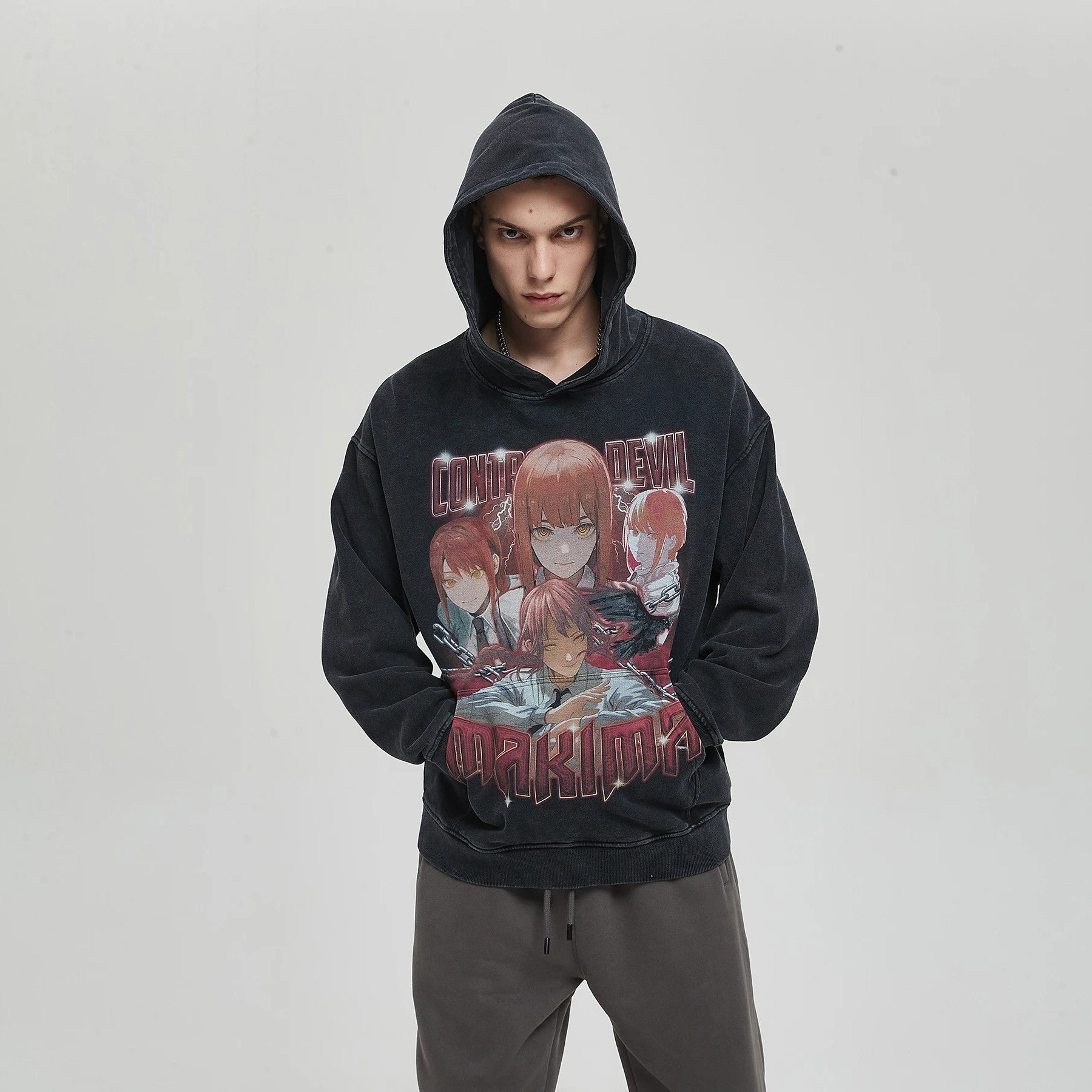 Makima Vintage Hoodie V2 Vintage Hoodies