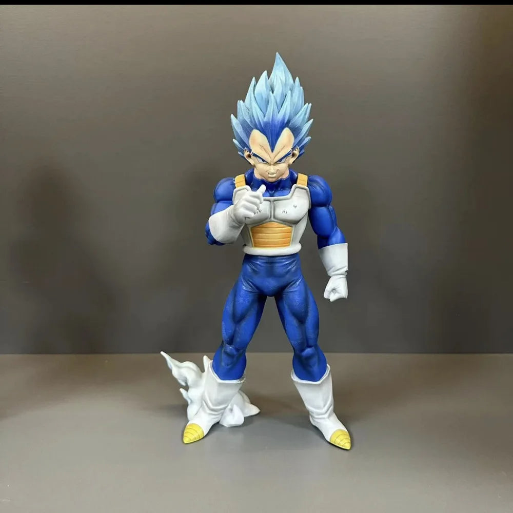 11in/28cm Anime Dragon Ball Z Vegeta Figure PVC Super Saiyan Blue Action Figures Collection Model Toys Gifts