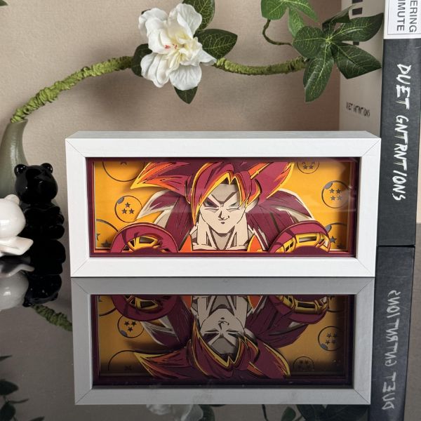 Anime Gogeta RGB Light Box Decor