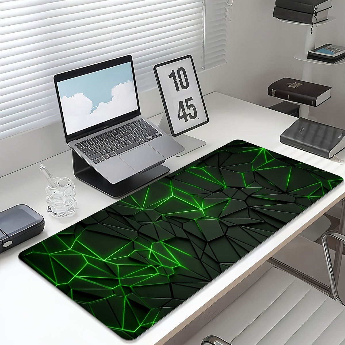 1pc Durable large mouse pad Stylish Geometric design Desk mat Computer Keyboard Mouse Laptop Gaming mat - Suitable for gamers/office and study accessories