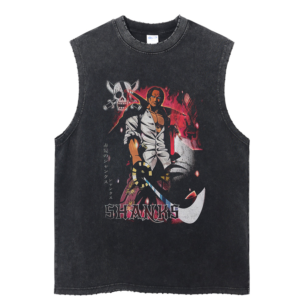 Shanks "The Peacekeeper" Vintage Tank Top Tank Tops