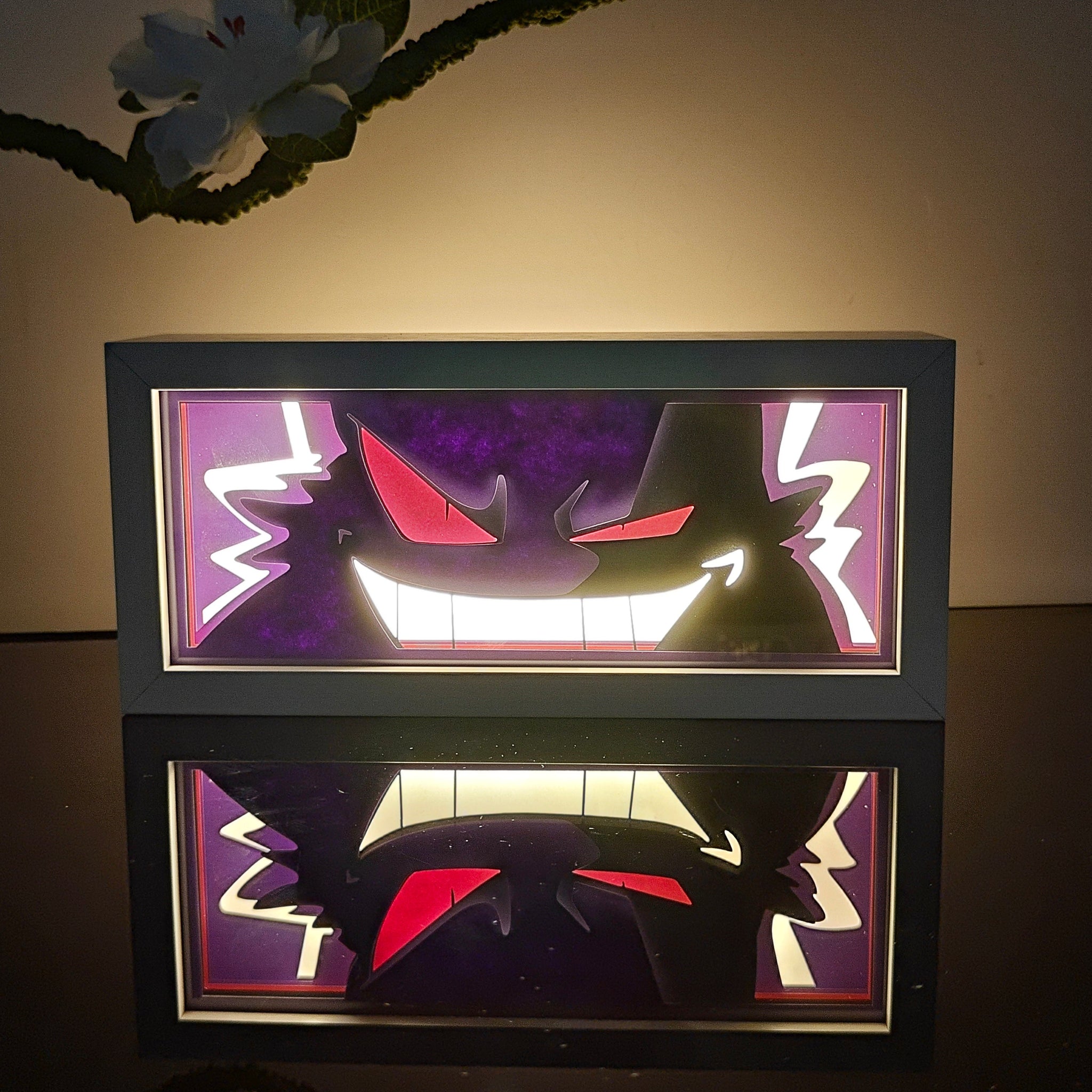 Anime Gengar RGB Light Box Decor