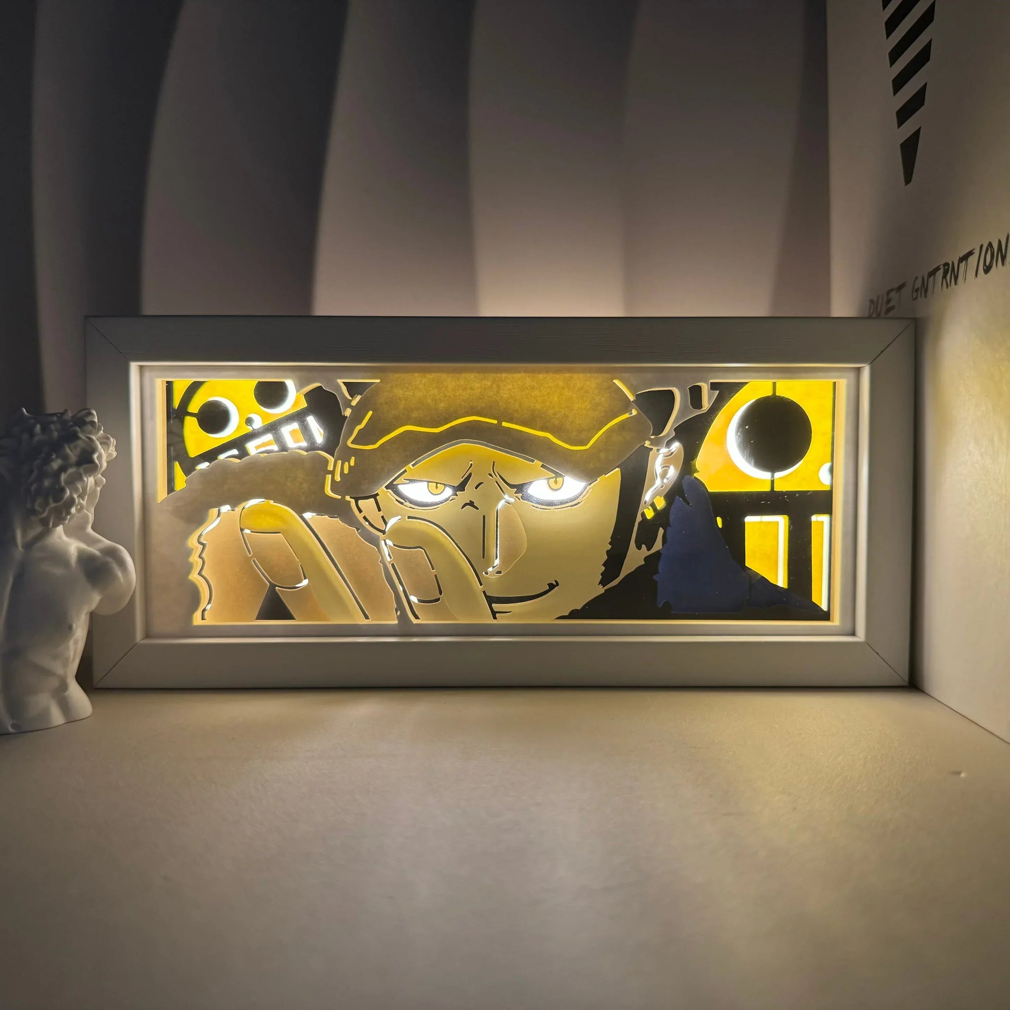Anime Trafalgar D. Water Law RGB Light Box Decor