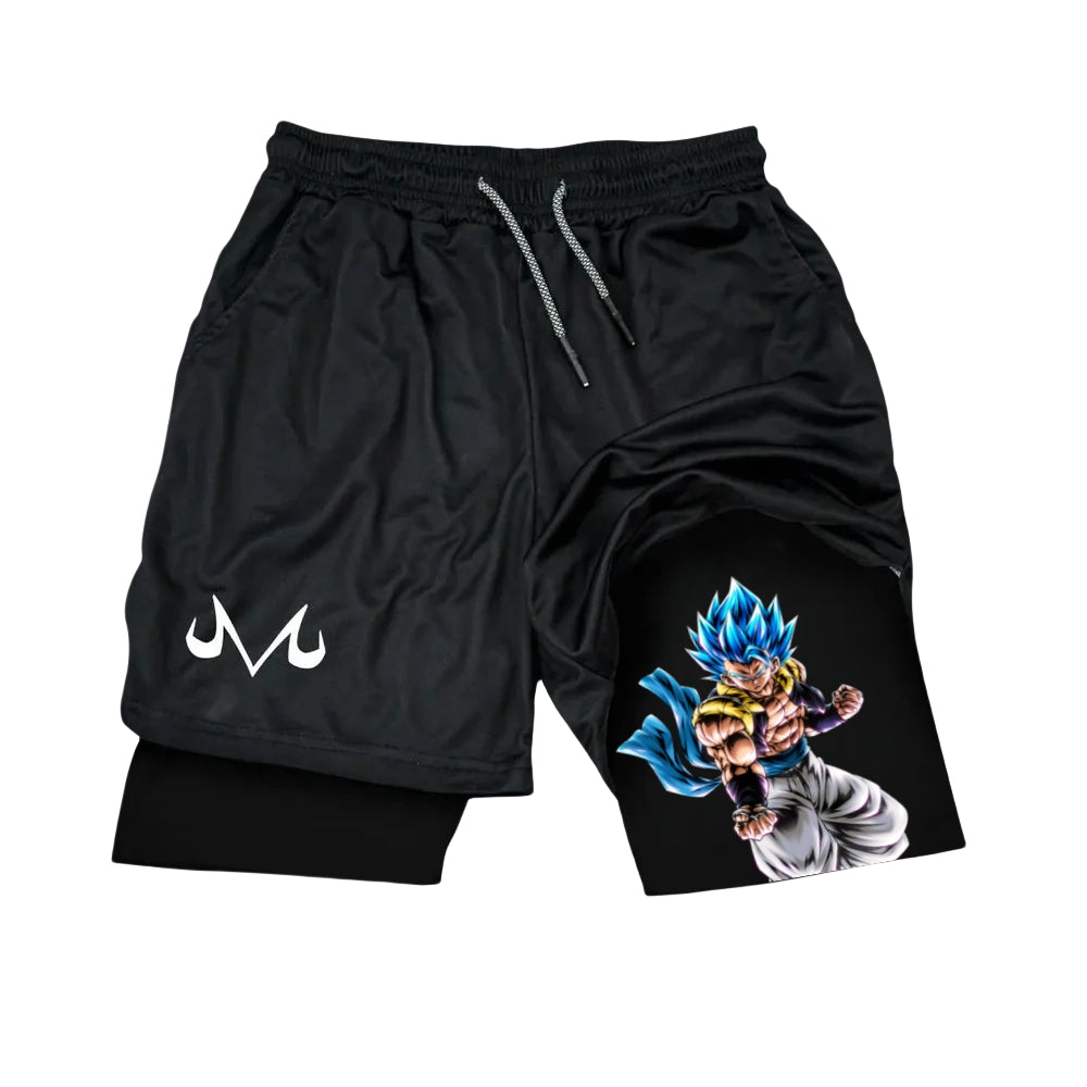 Dragon Ball Z Super Siayan Blue Goku Performance Shorts Performance shorts