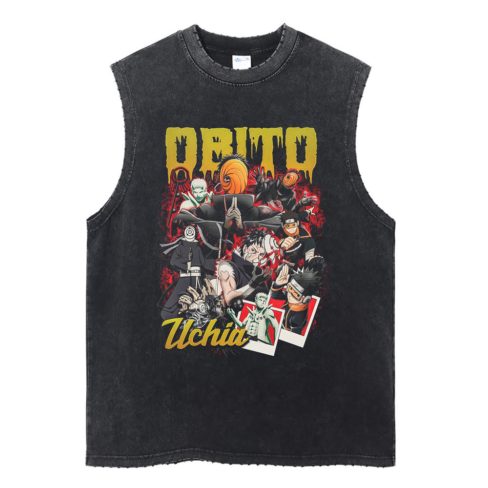 Obito Uchiha Vintage Tank Top Tank Tops