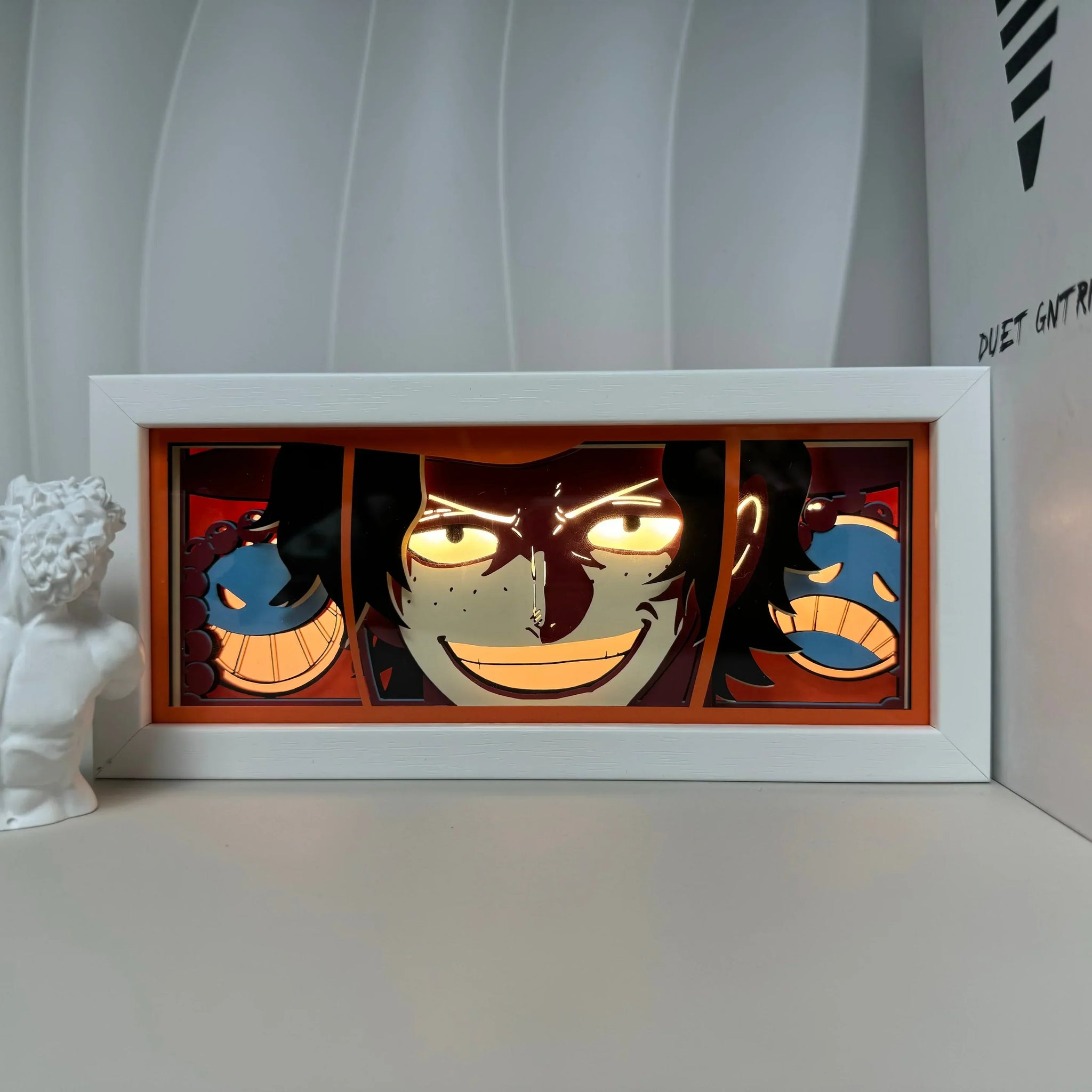 Anime Portgas D. Ace RGB Light Box Decor