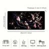 Extra Large Cherry Blossom Design Gaming Mouse Pad - High-Definition Printing, Non-Slip Premium Base, Precision Stitched Edges, Rectangular Desk Mat for Office, Study, Home Decor, Mouse Pads for Desk